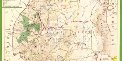 Map of Swaziland detailed
